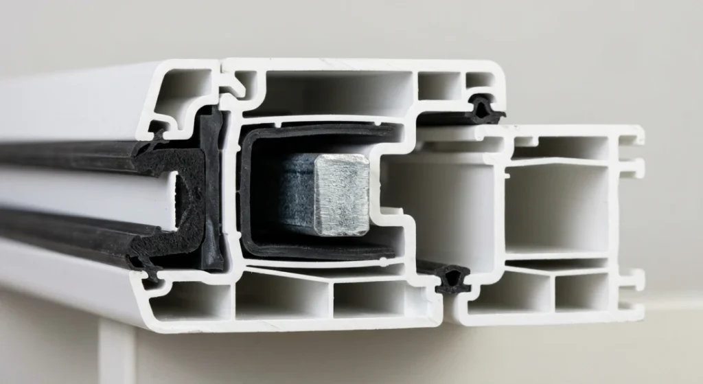 upvc profile cross section